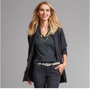 Cabi 3429 Astral Blouse Starry Night Top Large EUC